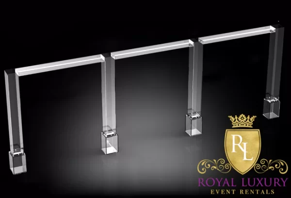 royal luxury events, wedding decor, canopy rental, acrylic