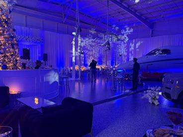 Holiday Party at Private Jet Hangar